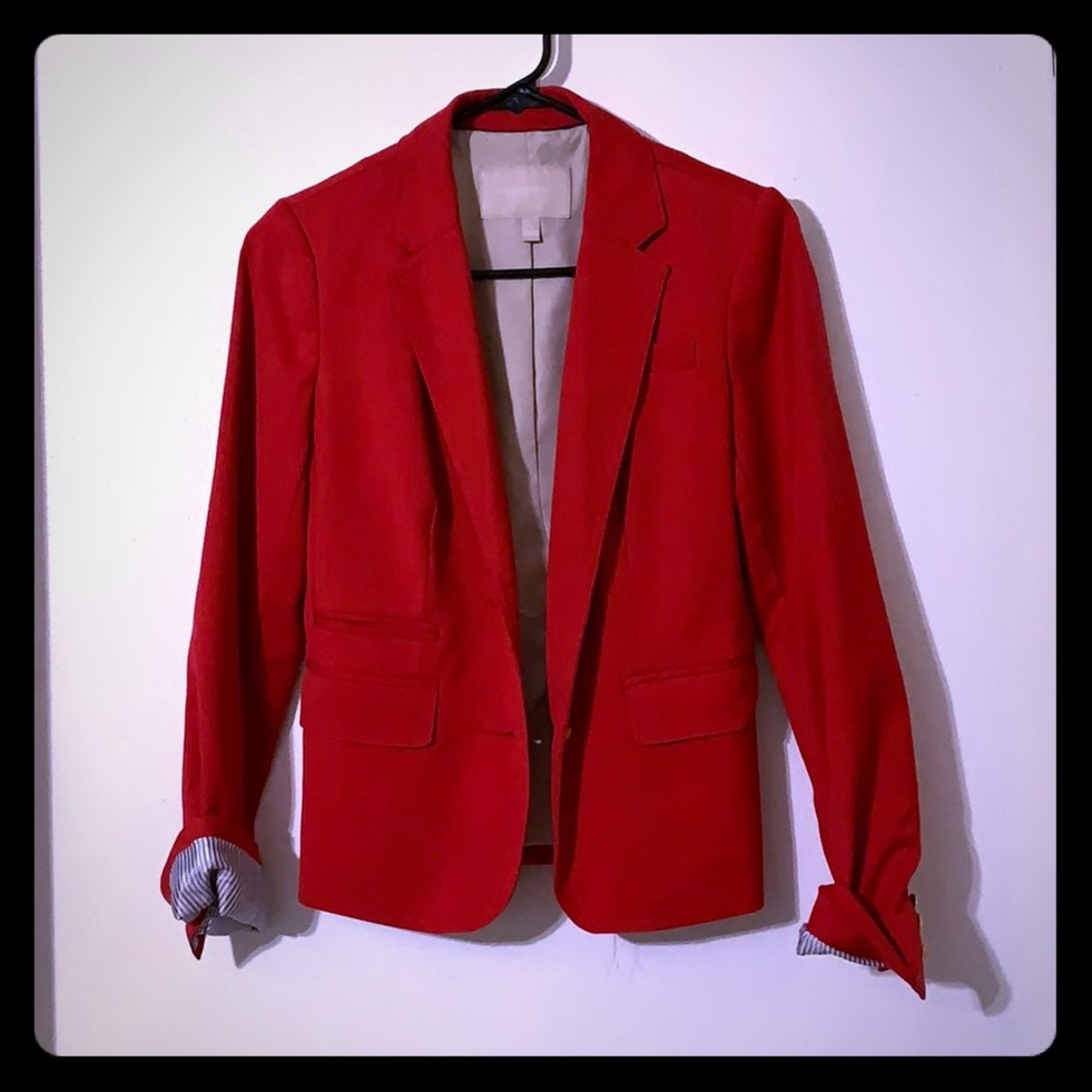 Red blazer